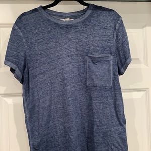 Navy/ blue shirt sleeve tshirt